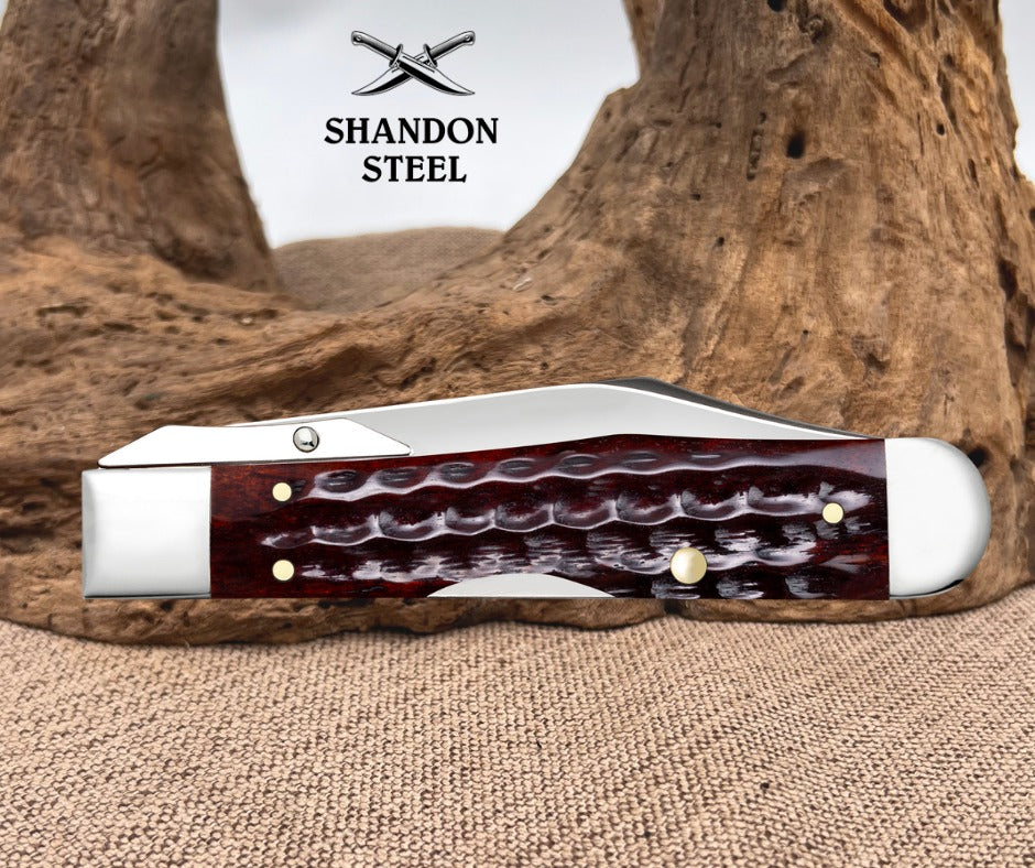 Case XXPocket Worn® Old Red Bone Cheetah® Cub (611 1/2L SS) 10309