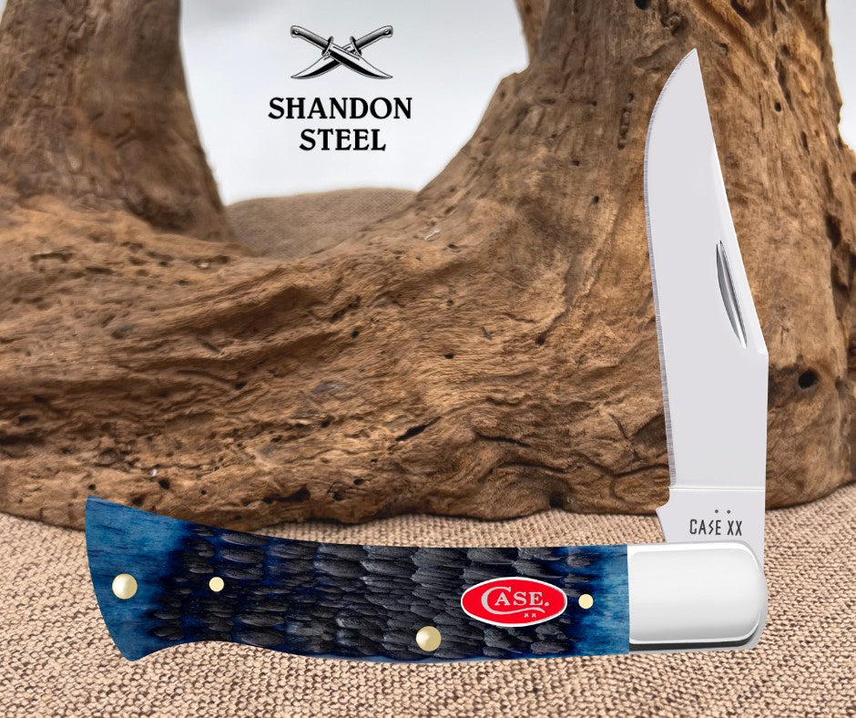 Case XX Rogers Jig Navy Blue Bone Case Axe Handle® (BR61135 SS) 06888