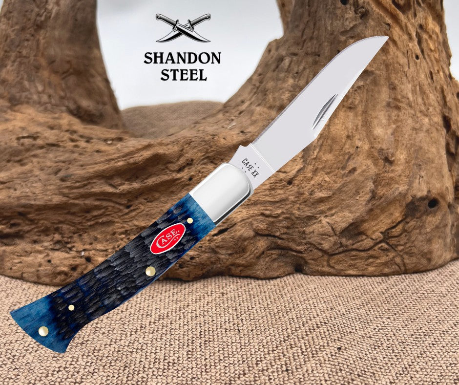 Case XX Rogers Jig Navy Blue Bone Case Axe Handle® (BR61135 SS) 06888