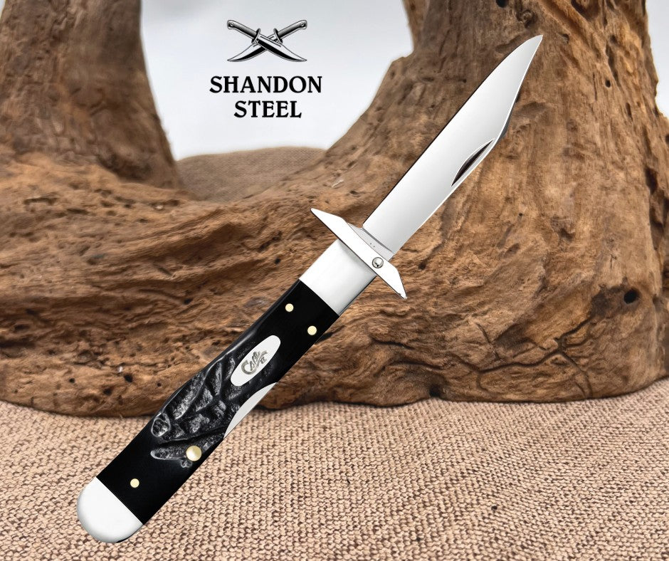 Case XX Rough Black® Synthetic Cheetah Cub (611 1/2L SS) 18243