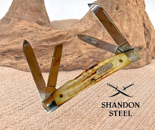 Rare Case XX SC64052 1994 Congress 4 Blade Pocket Knife Second Cut Medium (251)