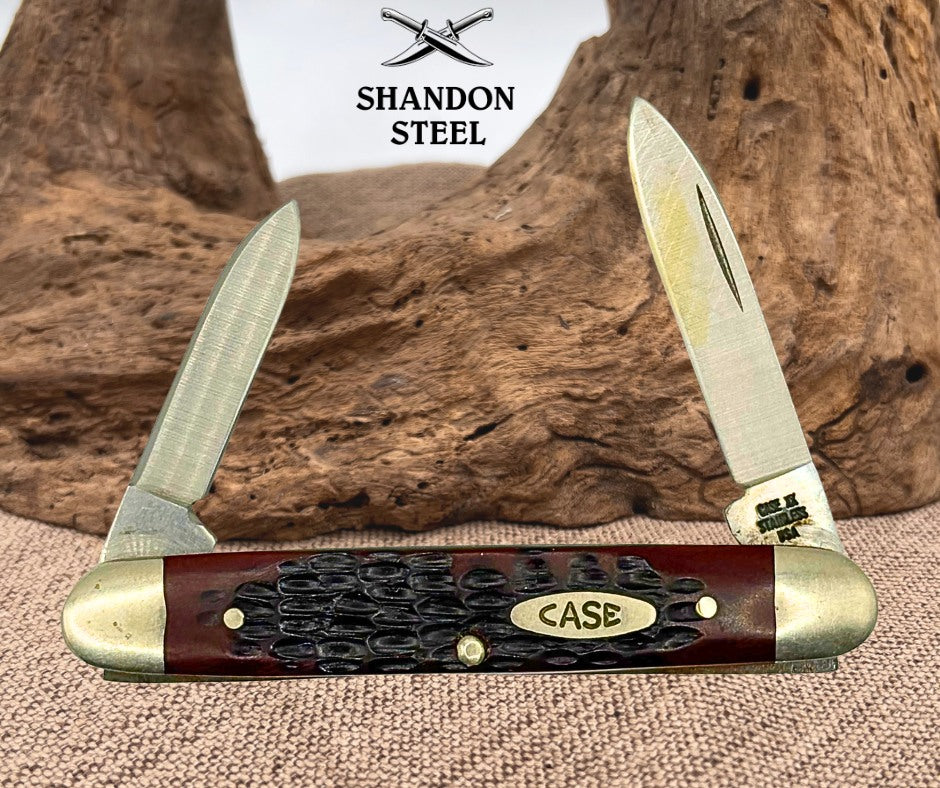 Case XX 6279 USA Senator 1-Dot 1979 Delrin 2 Blade Folding Pocket Knife (30)