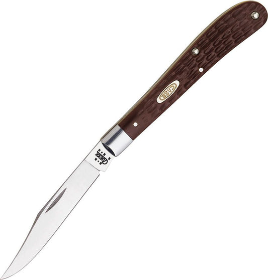 Case XX Slimline Trapper Brown Delrin 135