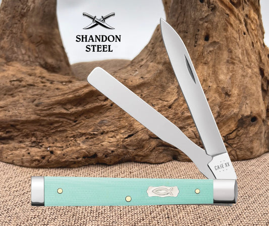 Case XX Smooth Seafoam Green G-10 Baby Doc 18108