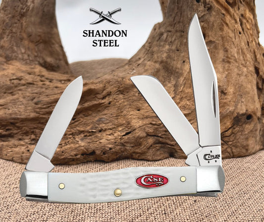 Case XX SparXX™ Standard Jig White Synthetic Medium Stockman 60184