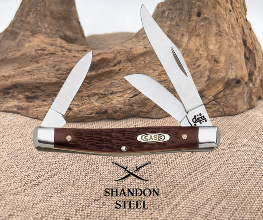 Case XX Stockman Brown Delrin 106