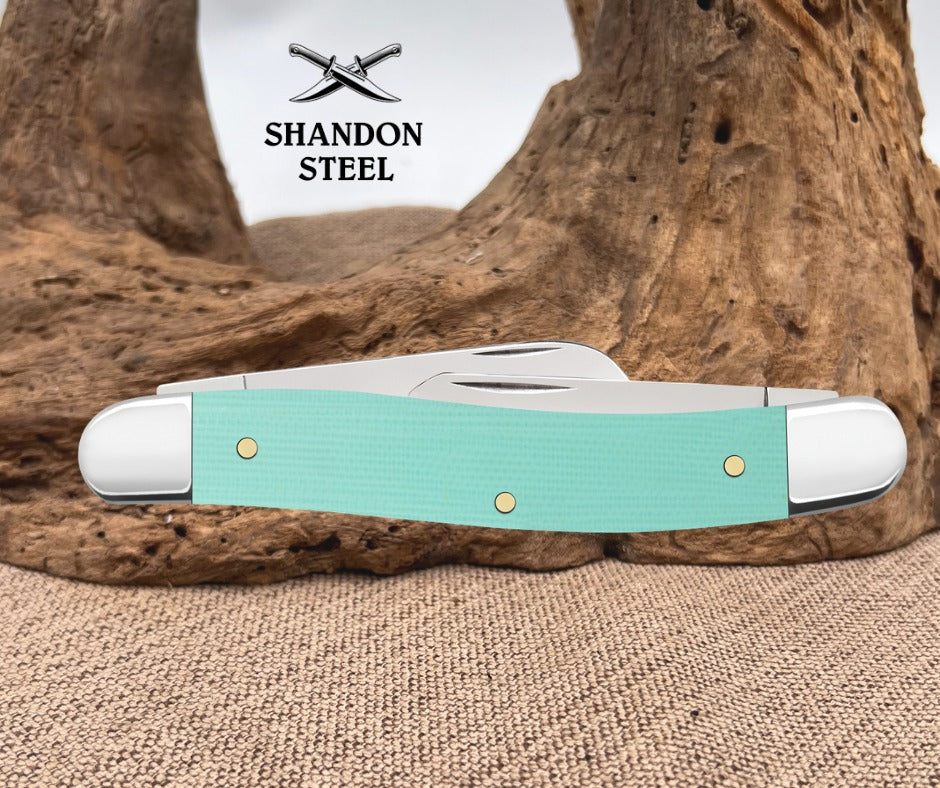 Case XX™ Stockman Seafoam Green G-10 18111 Stainless Pocket Knife