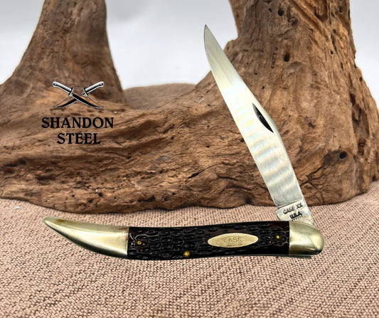 Case XX USA Vintage 5" Toothpick Pocket Knife- 61093-1 Blade-6 Dot 1974 (4) *preowned