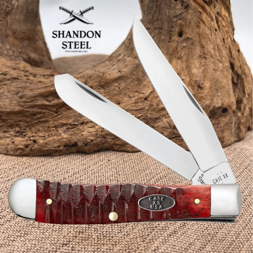 Case XX™ Trapper Gator Jig Old Red Bone 51540 Stainless Pocket Knife