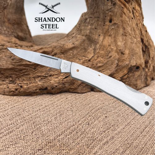 Case XX™ Brushed Stainless Steel Executive Lockback with Lanyard Hole 00004