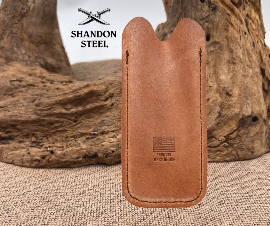Case XX™ Genuine Brown Leather Knife Slip 41410