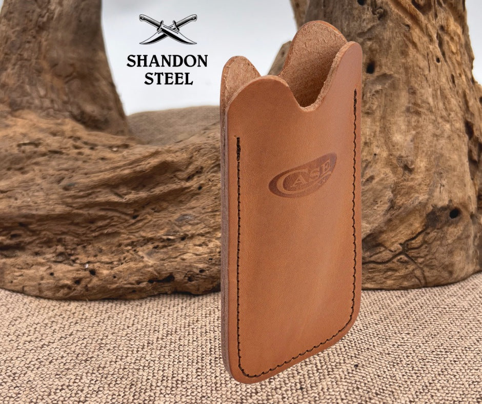 Case XX™ Genuine Brown Leather Knife Slip 41410