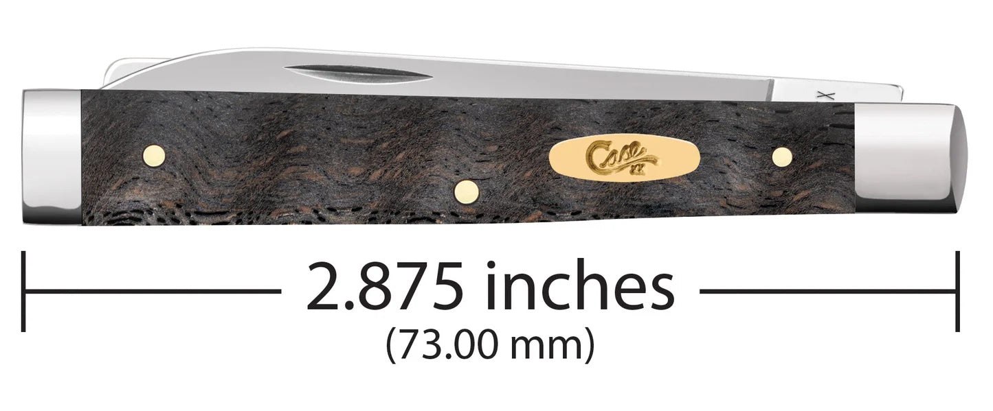 Case XX™ Smooth Black Curly Oak Wood Baby Doc 14007