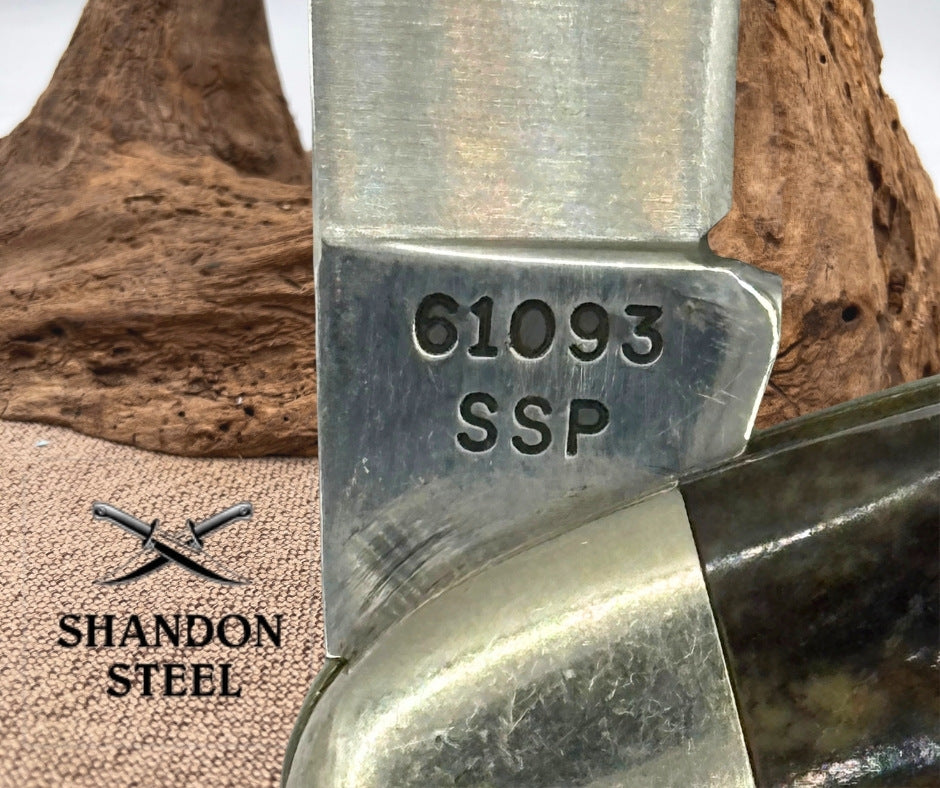 Case XX USA Vintage 5" Toothpick Pocket Knife 61093 1 Blade-1 Dot 1979 (20)