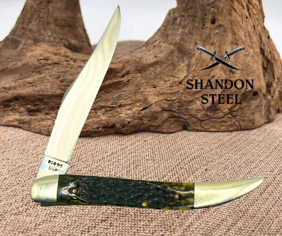 Case XX USA Vintage 5" Toothpick Pocket Knife 61093 1 Blade-1 Dot 1979 (20)