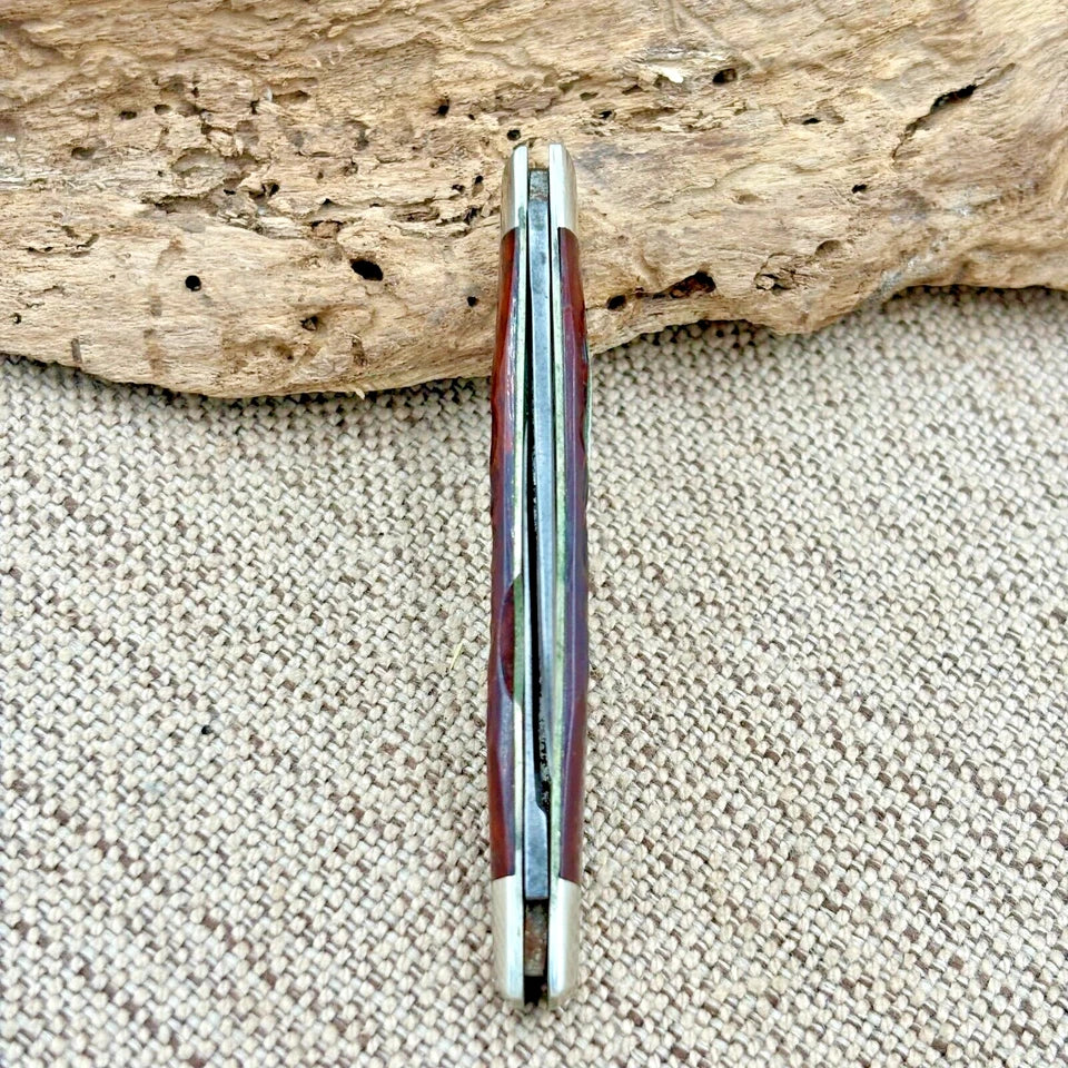 Vintage 1940-1964 Case XX USA 2 Blade Half Congress Knife 6269 Jigged Bone(217)