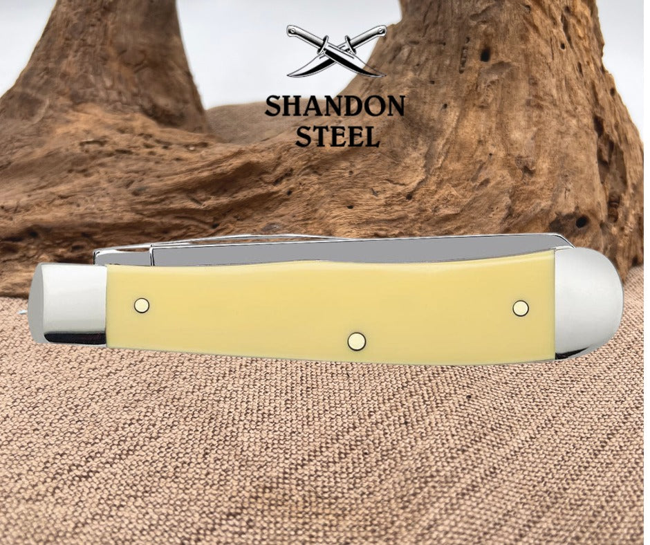 Case XX Yellow Synthetic CS Trapper 00161