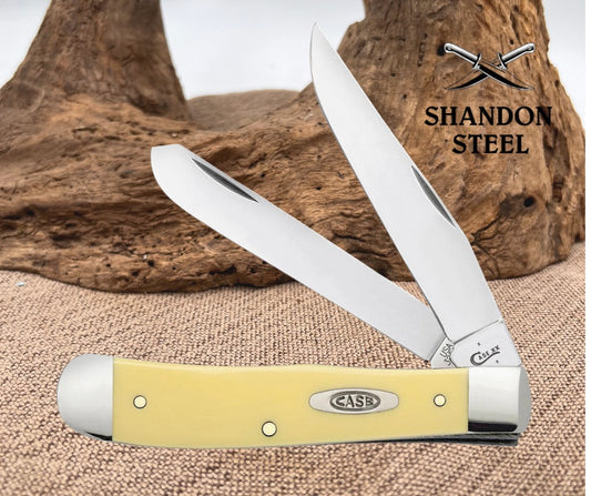 Case XX Yellow Synthetic CS Trapper 00161