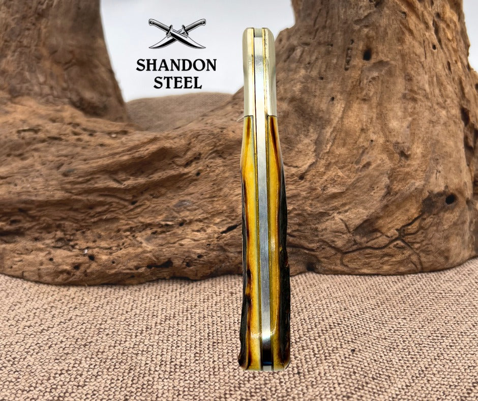 Case XX USA 5143 SSP Founders Knife Stag Handles 1979 Grand Daddy Barlow (2)