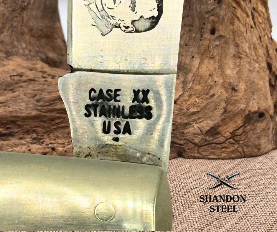 Case XX USA 5143 SSP Founders Knife Stag Handles 1979 Grand Daddy Barlow (2)