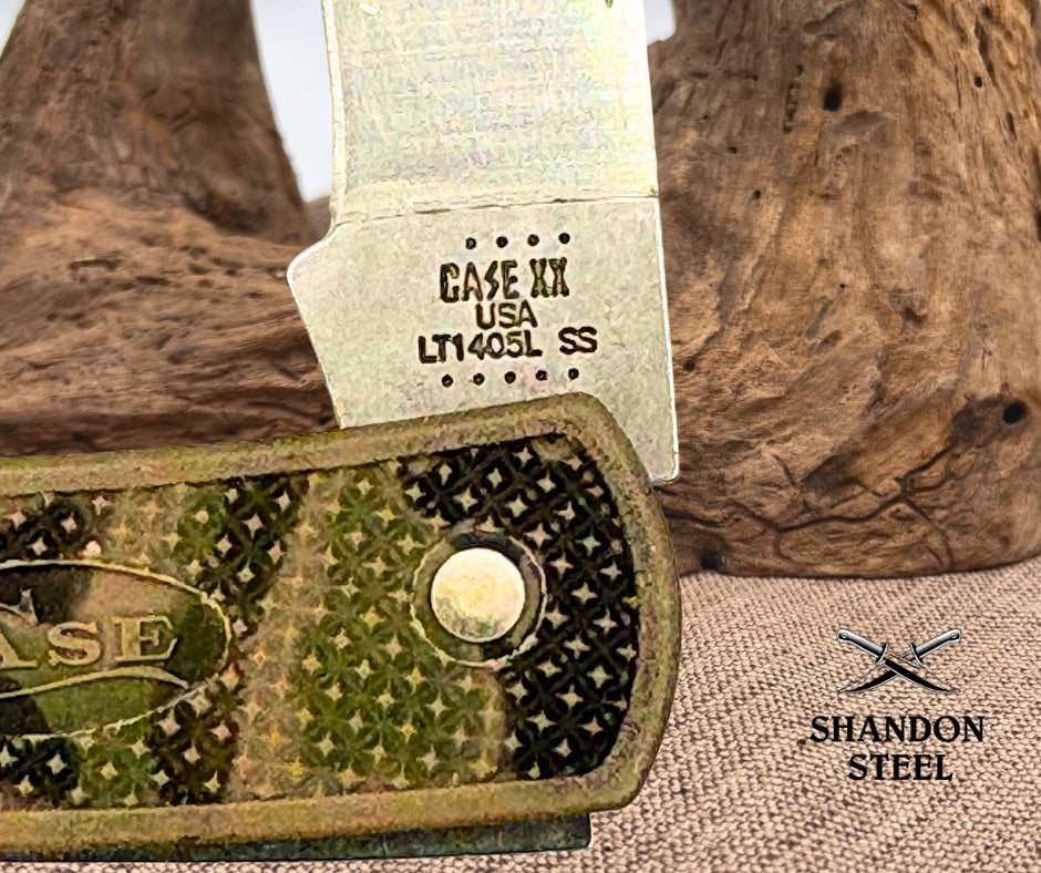 Case XX USA LT1405L SS Rare Clip Point Folding Knife Camo Print 2.5” Blade (2)