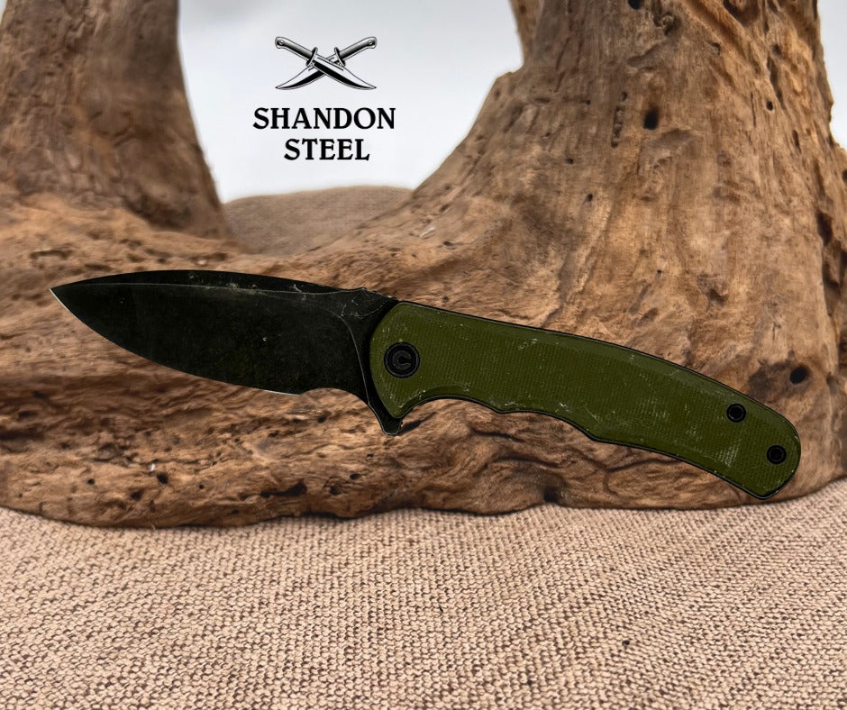 CIVIVI Mini Praxis Folding Knife 2.98" D2 Plain Edge G10 Handle C18026C-1 (118)