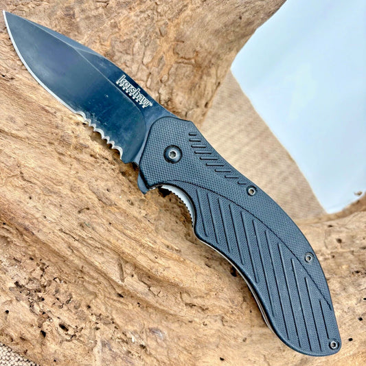 Kershaw 1605CKTDST Clash Speedsafe 8Cr13MoV Combo Blade Folding Knife (188)