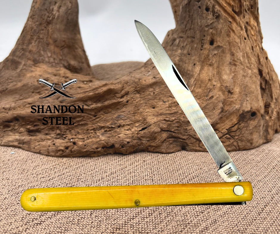 Cleveland Cutlery Co. SOLINGEN GERMANY Vintage Melon Tester Pocket Knife (154)