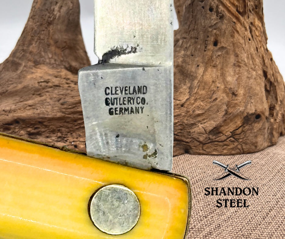 Cleveland Cutlery Co. SOLINGEN GERMANY Vintage Melon Tester Pocket Knife (154)