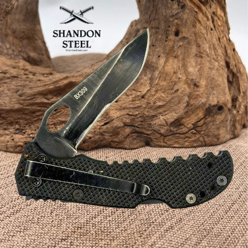 COAST BX309 Black Tactical Folding Pocket Knife EDC Lockback Work Knife (91)