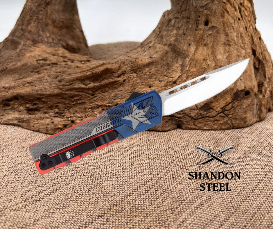 Cobratech Lightweight Texas (Cerakote) - Drop Point