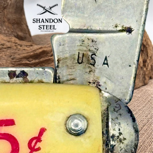 COCA COLA USA VINTAGE ADVERTISING COKE AD JACK POCKET KNIFE KNIVES TOOLS (205)