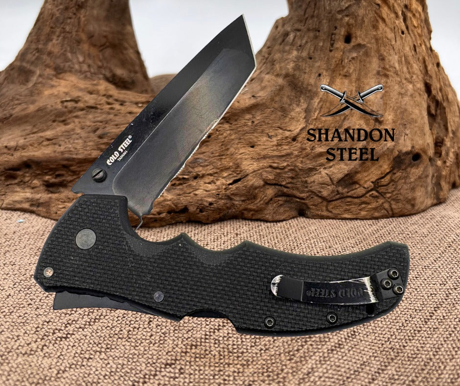 Cold Steel Recon 1 Tanto 4" Blade, G10 Handles Lockback Knife DISCONTINUED (124)