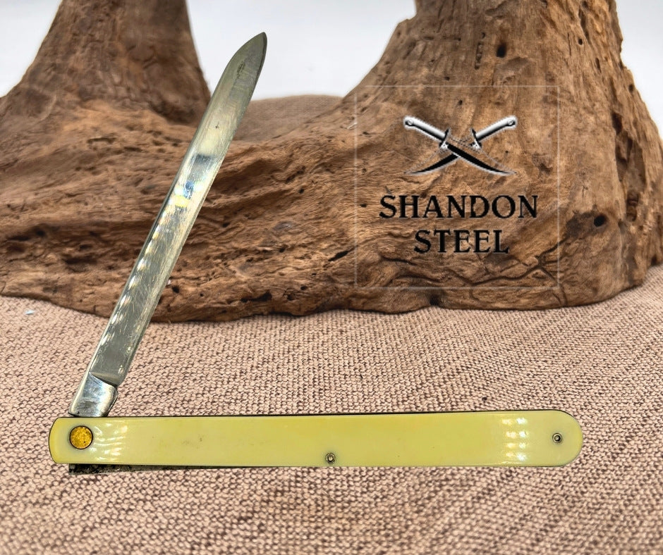 COLONIAL KNIFE CO. Melon Tester, 5.75" Long Stainless Pocketknife, Vintage (178)