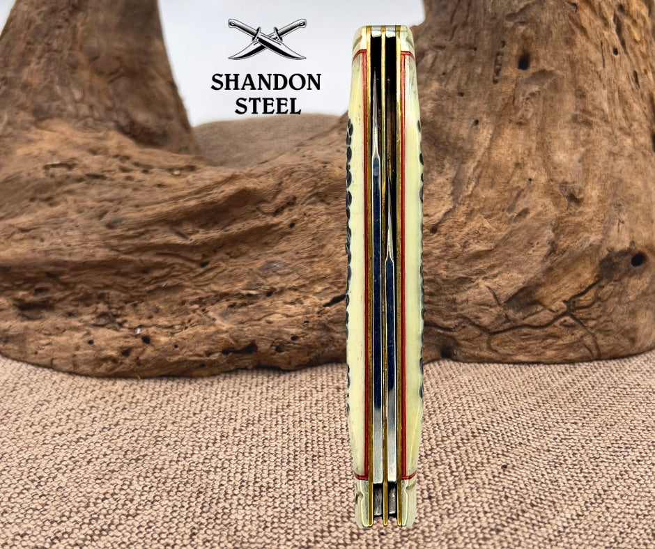Colt Doctors Knife Buckshot Bone Keeping The Peace Since 1836 2 Blade (161)