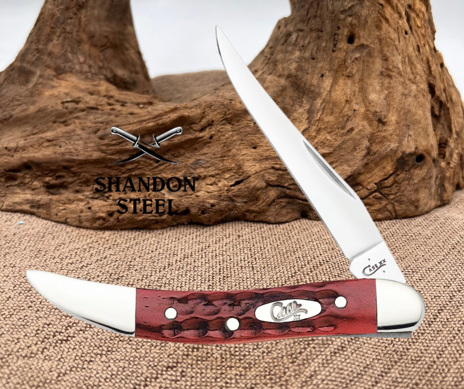 Case XX™ Pocket Worn® Corn Cob Jig Old Red Bone Small Texas Toothpick 00792