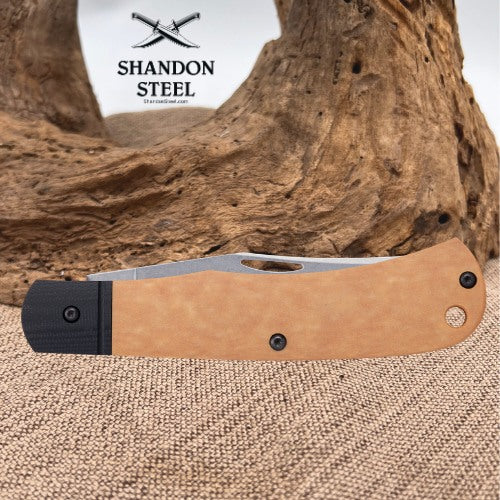 Case XX Crossroads XR Texas Trapper – Maple Valley Richlite & Black G-10 – 54699 *preorder*