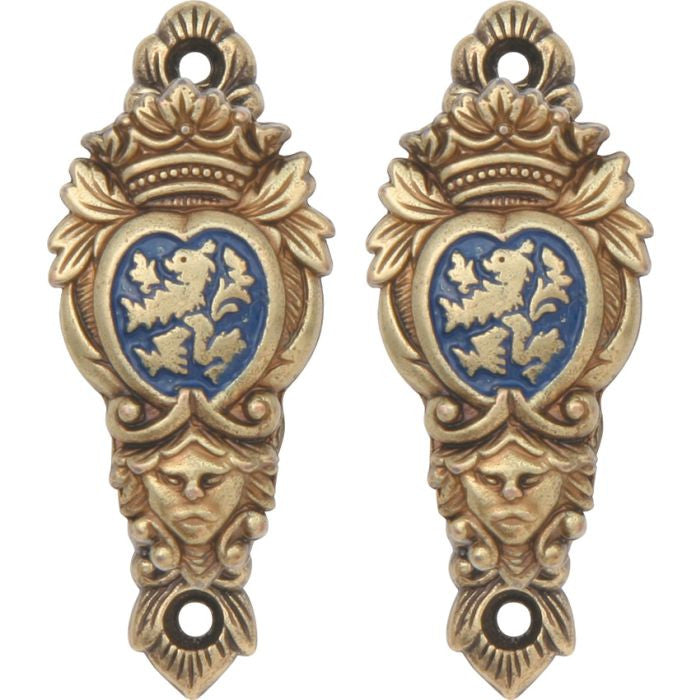 Blue Rampant Lion Sword Hanger