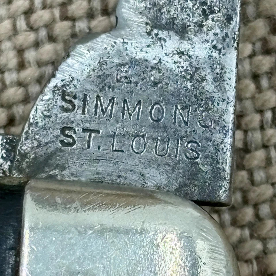 E.C. SIMMONS VINTAGE KEEN KUTTER 2 BLADE EASY OPEN POCKET KNIFE USA RARE (243)