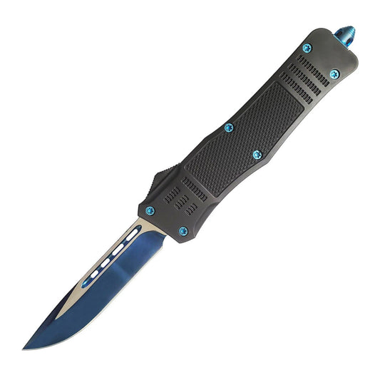 OTF titanium blue drop point 112SBLCP