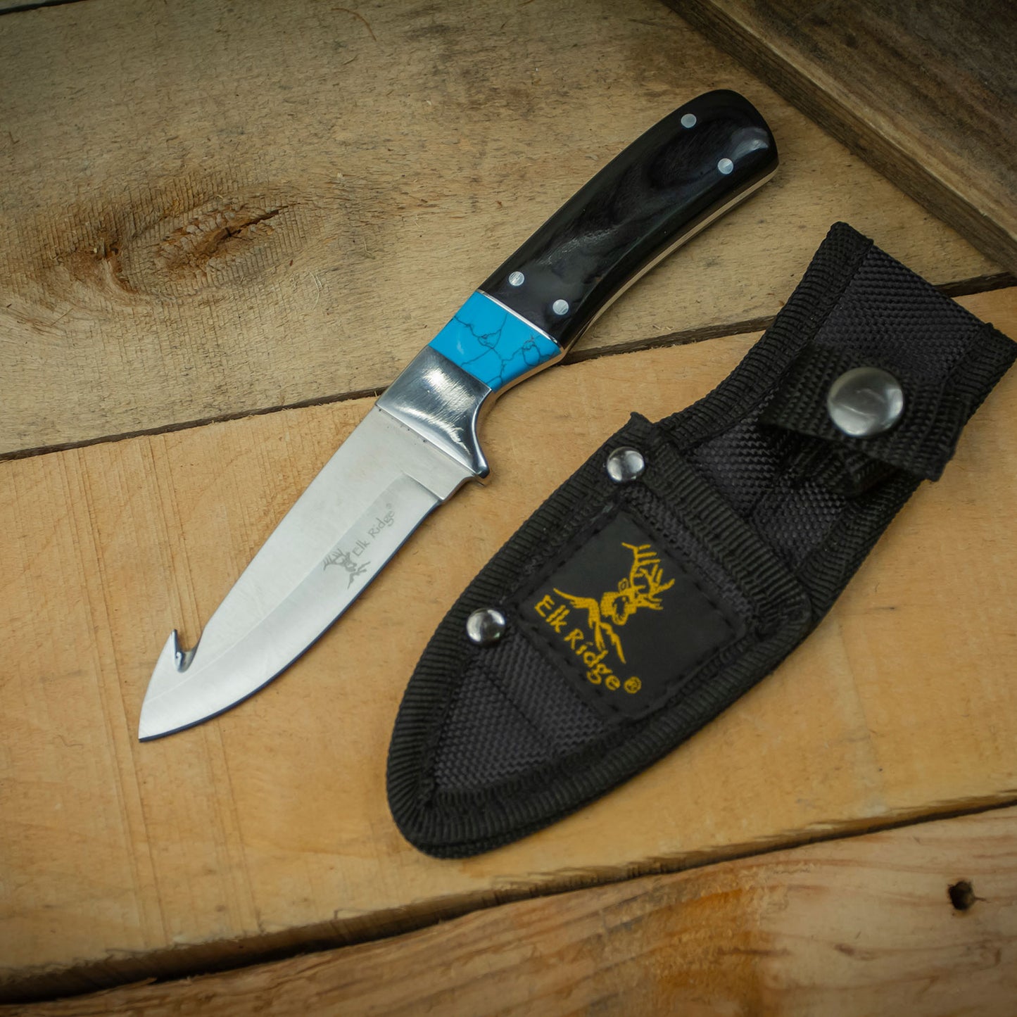 Elk Ridge Fixed Blade ER-200-08BL