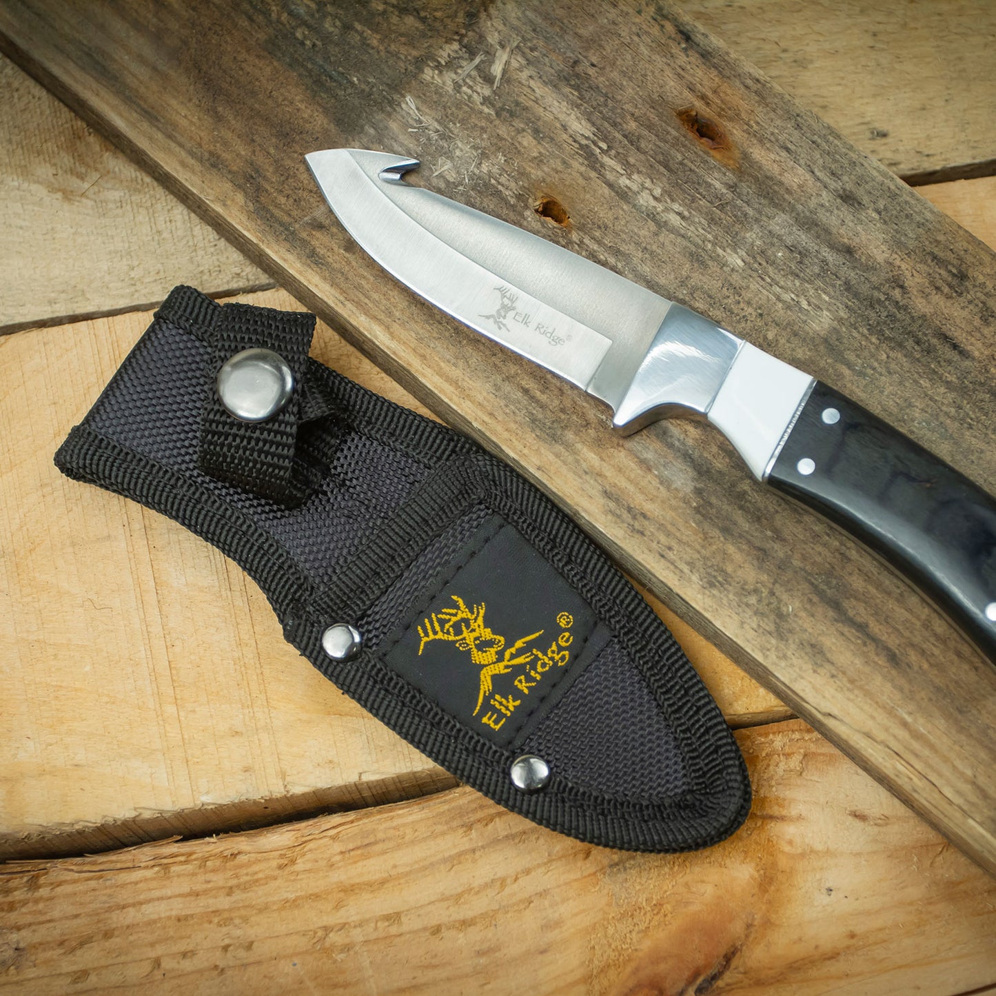 ELK RIDGE - FIXED BLADE KNIFE - ER-200-08WH