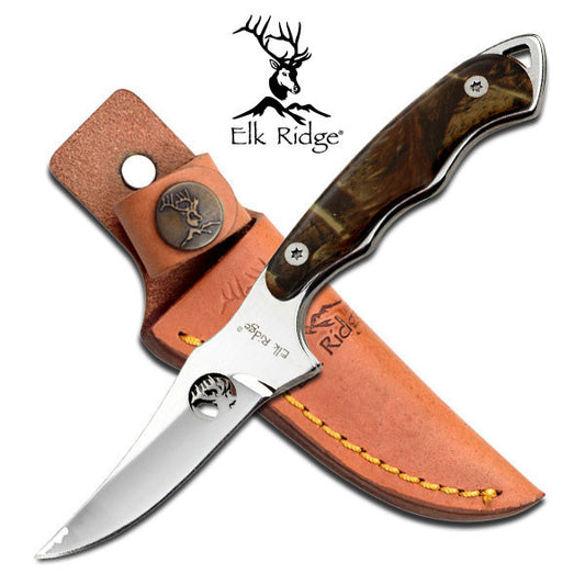 Elk Ridge ER-059CA FIXED BLADE KNIFE 7" OVERALL