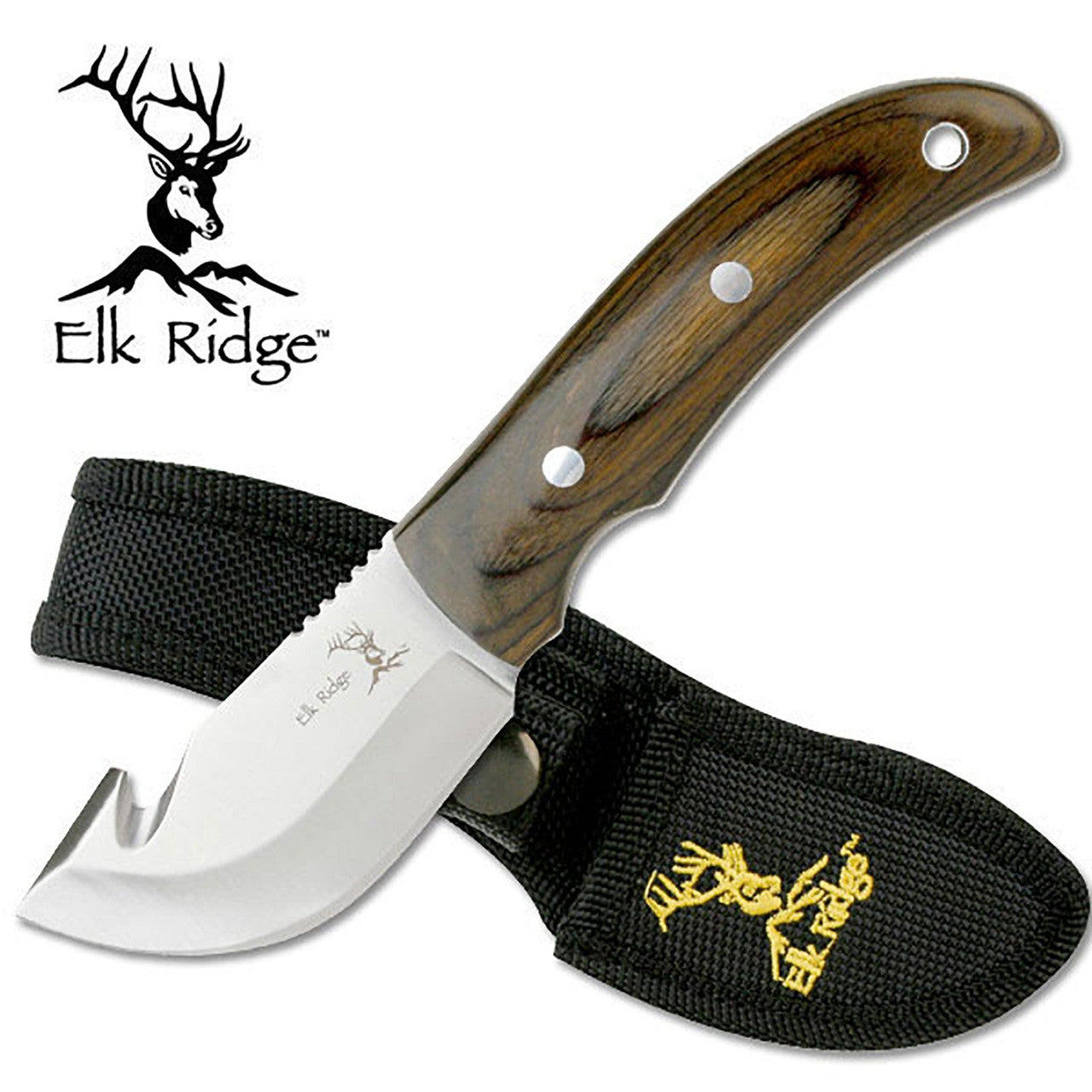 Elk Ridge ER-108 OUTDOOR FIXED BLADE KNIFE 7" OVERALL