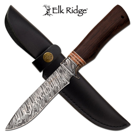 ELK RIDGE ER-200-15RW FIXED BLADE KNIFE
