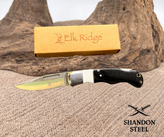 ELK RIDGE ER-943WH MANUAL FOLDING KNIFE
