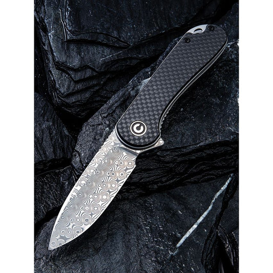 Civivi Elementum Linerlock Damascus C907DS