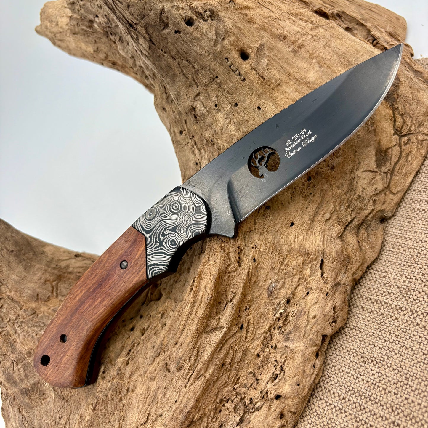 ELK RIDGE FIXED BLADE ER-200-09BR