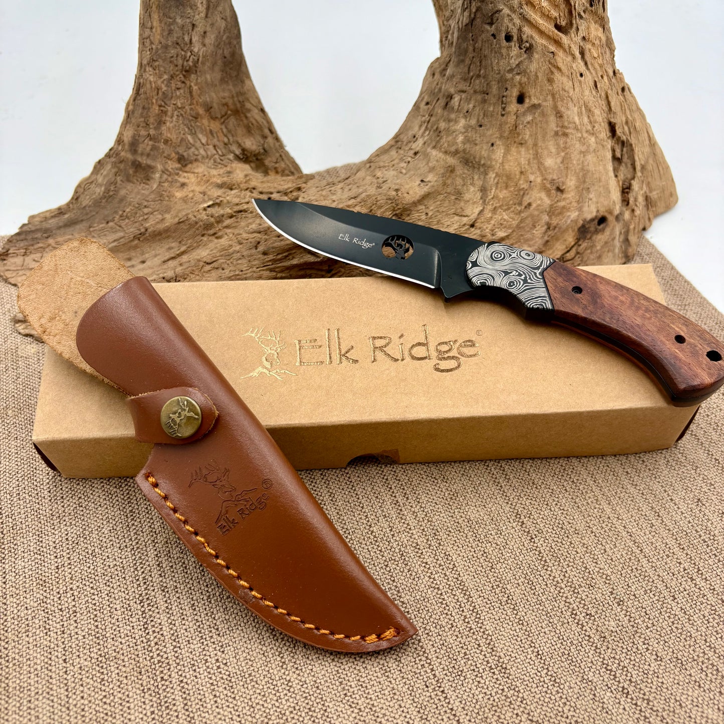 ELK RIDGE FIXED BLADE ER-200-09BR