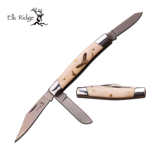 ELK RIDGE ER-323E GENTLEMAN'S KNIFE 4" CLOSED